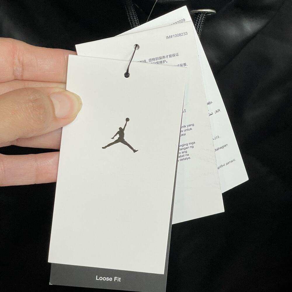 Nike Air Jordan Faux Leather Loose Fit Shorts Black HV0077-010 Size 3XL RARE - Picture 6 of 9